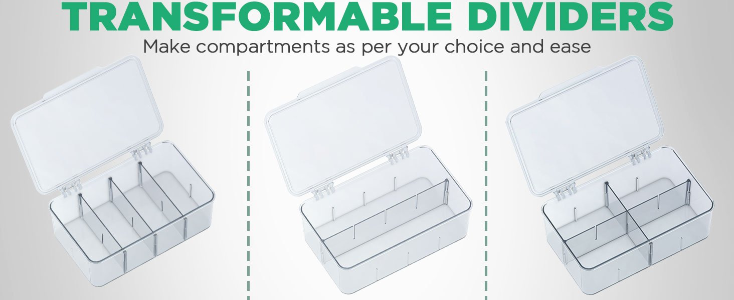 buy in bulk utopia home 3 pack tea bag organizer - stackable tea bag storage organizer with lid - tea bag holder for kitchen organizers and storage, multi-functional kitchen organizer, home organizer (clear) source from factory