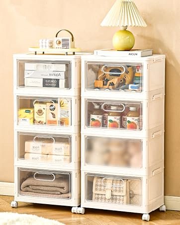 factory direct 6 pack stackable storage bins with lids, 19qt plastic bins for storage, closet organizers and storage, storage containers, organization and storage boxes for craft, home, pantry, office, dorm oem/odm services