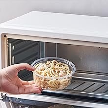 factory direct fuling [50 set - 8 oz. plastic deli food storage containers with lids disposable clear small togo containers … oem/odm services