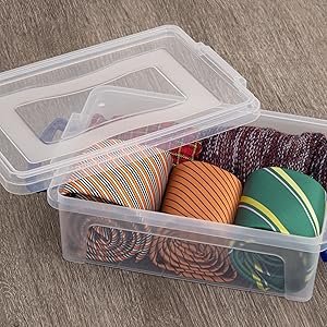 factory direct superio clear plastic storage bins with lid, 4.5 quart box, organizing containers, stackable plastic tote for home, garage, dorm, school, and office oem/odm services