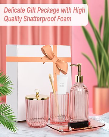 buy in bulk jenseits acrylic jewelry holder organizer box, necklace organizer earring holder stand, rotating 24 hooks clear hanging rack storage tree display with velvet tray for bracelets rings, gift for her source from factory