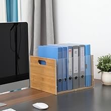 buy in bulk record album storage crate, bamboo & acrylic vinyl ​record crate, multifunctional visible record holder crate with handle, great for storing vinyl ​record lp's/albums hanging letter size folders toy source from factory